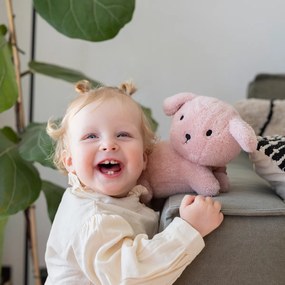 Λούτρινο Ζωάκι 25εκ. Miffy Fluffy Σκυλάκι Ροζ 47-3939