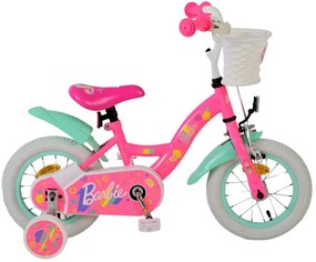 Barbie 12 Inch 20 cm Girls Coaster Brake PinkMint GreenMattel