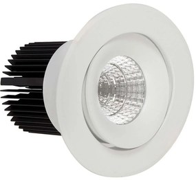 Σποτ Χωνευτό VK/04290/W/C Φ11,9cm Led 1300Lm 13W 4000K White VKLed Στρόγγυλο