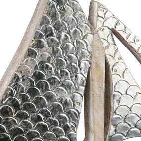 Διακοσμητικό Αντικείμενο Σκάφος Ξύλο Mango Φυσικά Χρώματα 30X3X24Cm 30X3X24Cm