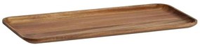 Πιατέλα Παραλληλόγραμμη Acacia AH-AX73025 40x17x2cm Brown Andrea House Wood