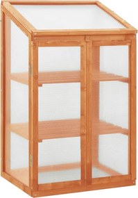 vidaXL Θερμοκήπιο 60 x 45 x 100 εκ. από Ξύλο Ελάτης