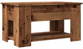 vidaXL Τραπεζάκι σαλονιού Παλιό ξύλο 79x49x41 cm Ξύλο μηχανής
