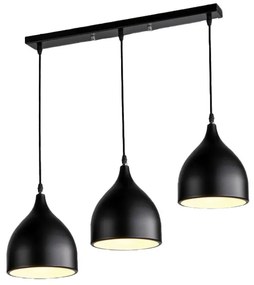 Φωτιστικό οροφής Perce I pakoworld μαύρο μέταλλο 50x17x120εκ (1 τεμάχια)