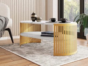 Τραπεζάκι σαλονιού Fikoli GD I-Leuko Marmaro