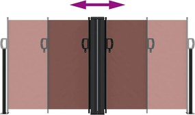 vidaXL Σκίαστρο Πλαϊνό Συρόμενο Καφέ 120 x 1000 εκ.