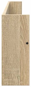 vidaXL Ράφι Περιοδικών με ράφι 2 pcs Δρύς Sonoma 100 x 12 x 30 εκ