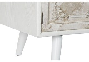Τηλεόραση DKD Home Decor Λευκό Μπεζ 136 x 40,5 x 52 cm