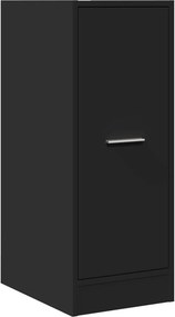 vidaXL Συρταριέρα Γενικής Χρήσης Μαύρο 30x41x77,5 εκ. Επεξ. Ξύλο