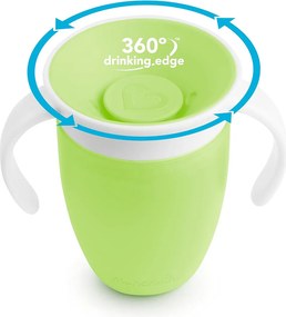 Ποτήρι Εκπαιδευτικό 207ml Munchkin Miracle 360 Green