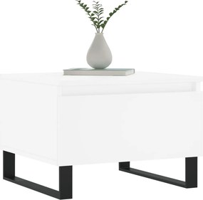 vidaXL Τραπεζάκια Σαλονιού 2 τεμ. Λευκά 50 x 46 x 35 εκ. Επεξεργ. Ξύλο