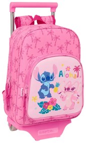 Σχολική Τσάντα Lilo &amp; Stitch Chill Ροζ Μέντα 26 x 11 x 67 cm 26 x 34 x 11 cm