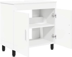 vidaXL Έπιπλο μπάνιου Λευκό 60 x 35 x 60 εκ. Επεξεργασμένο Ξύλο