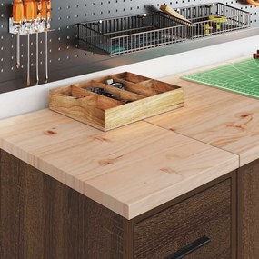 vidaXL ντουλάπι αποθήκευσης γκαράζ 30x51x85 εκ μασίφ ξύλο πεύκο