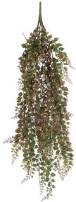 Τεχνητό Κρεμαστό Φυτό Adiantum 20836 20x6x90cm Brown-Green GloboStar Πολυαιθυλένιο