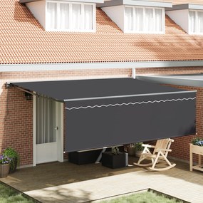 vidaXL Σκηνίτσα Αναδιπλούμενη Ανθρακί Γκρι 450 x 300 εκ