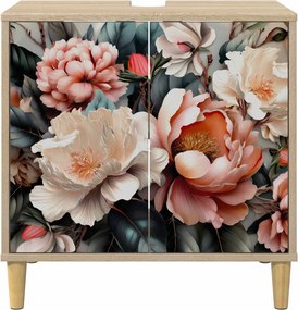 vidaXL Ντουλάπι Μπάνιου BORNE Sonoma 60 x 40 x 60 εκ
