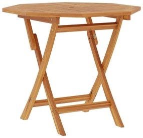 vidaXL Τραπέζι Κήπου Πτυσσόμενο 85 x 85 x 76 εκ. από Μασίφ Ξύλο Teak