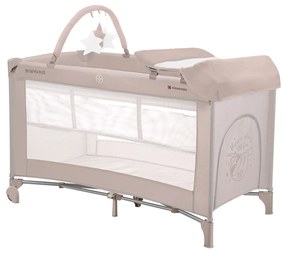 Παρκοκρέβατο 2 Θέσεων (0+ Μηνών/Έως 15kg) Kikka Boo So Gifted Plus Beige