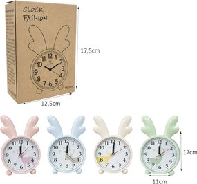 Παιδικό Επιτραπέζιο Ρολόι Με Κερατάκια – Kids Table Alarm Clock With Antlers
