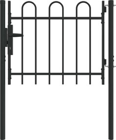 vidaXL Πύλη Φράχτη BOXTEL 103 x 124,5 εκ Χάλυβας με επίστρωση πούδρας