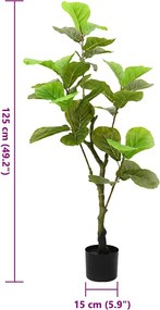 vidaXL Δέντρο Μπαμπού Τεχνητό 30 Κλαδιά Πράσινο 125 εκ.