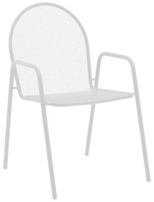 Σετ Κήπου Τραπεζαρία Watson - Tarete 3 τεμ Λευκό Μέταλλο με Τραπέζι 70x70x70εκ. 70x70x70 εκ.