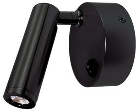 Φωτιστικό Τοίχου Inyoka 2 SF151AMB Led 3W 50° 210lm 4000Κ 230V Black Aca