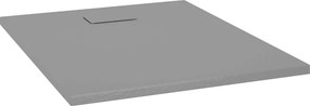 vidaXL Βάση Ντουζιέρας Γκρι 100 x 80 εκ. από SMC