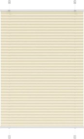 vidaXL Πλισέ περσίδα Κρέμα 85x150 cm Πλάτος υφάσματος 84,4 cm