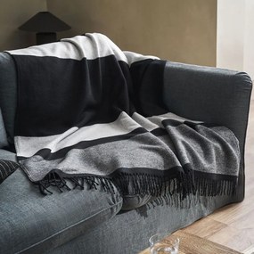 Κουβέρτα Καναπέ Nissa 103 Grey-Anthracite Gofis Home 130X170 130x170cm Βαμβάκι-Πολυέστερ