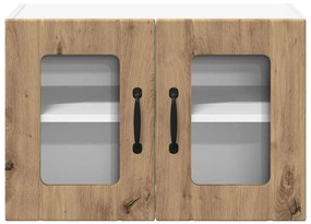 vidaXL Ραφιέρα τοίχου LUCCA Artisan Δρυς 60 x 31 x 40 εκ
