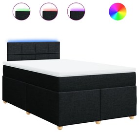 ΚΡΕΒΑΤΙ BOXSPRING ΜΕ ΣΤΡΩΜΑ ΜΑΥΡΟ 120X200 ΕΚ. ΥΦΑΣΜΑΤΙΝΟ 3288949