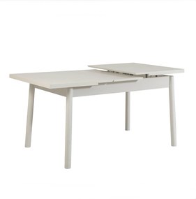 Extendable Dining Table Santiago Masa White White