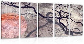 Σουρεαλιστικά δέντρα εικόνας 5 μερών - 100x50