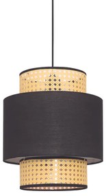 Φωτιστικό Κρεμαστο Aca TF20831PB NISYROS Μαύρο Ματ (Black Mat)