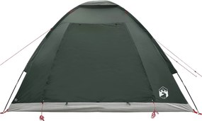 vidaXL Σκηνή Camping 4 ατόμων Στρατιωτικό Πράσινο