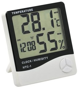 Θερμόμετρο - Υγρόμετρο HTC-1 - Clock humidity