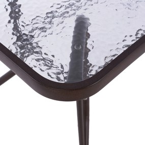ΣΕΤ ΤΡΑΠΕΖΑΡΙΑΣ 5ΤΜΧ ADAM HM10897.02 ΤΡΑΠΕΖΙ 110x60εκ &amp; 4 ΠΟΛΥΘΡΟΝΕΣ--ΚΑΦΕ