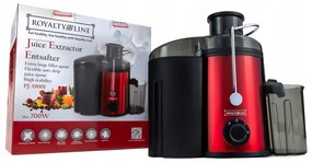 Αποχυμωτής Royalty Line PJ-19001, 700W, 2 ταχύτητες + Pulse, 0.450 ml, Ειδικό σύστημα για αποφυγή σταξίματος, Κόκκινο