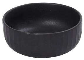 Μπωλ Σερβιρίσματος Βαθύ Stoneware Gobi Black-Sand Matte ESPIEL 11,5x5εκ. OW2035K6