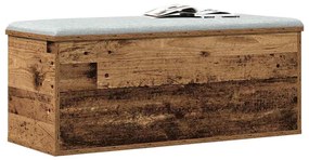 vidaXL Κουτί αποθήκευσης Παλιό Ξύλο 90 x 35 x 35 cm Επεξεργασμένο ξύλο