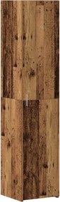 vidaXL Highboard Παλιό ξύλο 40 x 42,5 x 185 εκ.