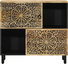 vidaXL Βοηθητικό Ντουλάπι 80 x 33 x 75 εκ. από Μασίφ Ξύλο Μάνγκο
