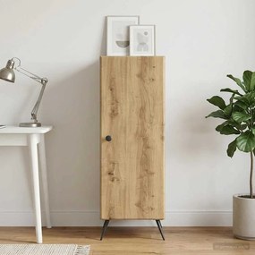 vidaXL Πλαϊνό γραφείο Artisan Δρυς 33 x 34,5 x 90 εκ