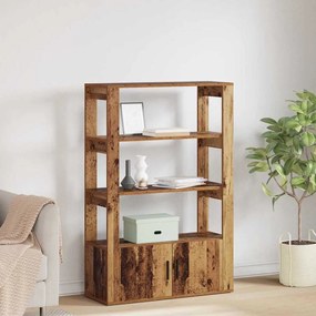 vidaXL Πλαϊνό γραφείο Παλαιό ξύλο 30 x 80 x 119.5 εκ