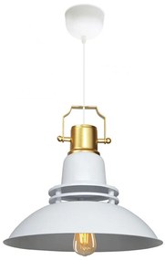 Φωτιστικό Οροφής 780SGN4611 Φ34,5x120cm 1xE27 40W White-Gold Opviq