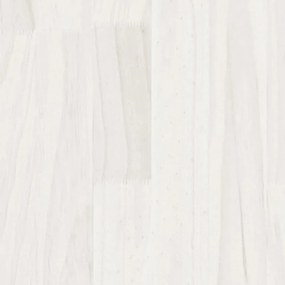 vidaXL Βιβλιοθήκη/Διαχωριστικό Χώρου Λευκό 60x35x167 εκ. Μασίφ Πεύκο