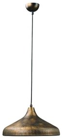 Κρεμαστό Φωτιστικό Οροφής Ε27 Φ35 110x35 Arkolight-740-24/35-Μαύρο-Χρυσό 740-24/35