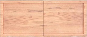 vidaXL Πάγκος Μπάνιου Αν. Καφέ 120x50x(2-4) εκ. Επεξεργ. Μασίφ Ξύλο